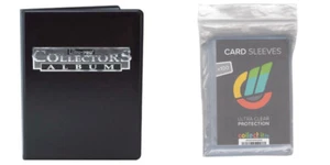 Ultra Pro 81366 - Schwarzes 9-Pocket Portfolio + 100 collect-it Kartenhüllen - Zdjęcie 1 z 1