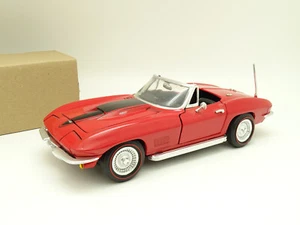 Ertl Sb 1/18 - Chevrolet Corvette Sting Ray Roadster 1967 Red - Picture 1 of 2
