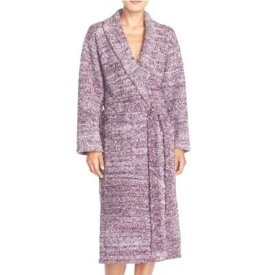 BAREFOOT DREAMS cozy chic rober with belt in velvet plum/violet sz 1 or S Small - Image 1 of 4
