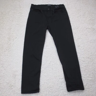 7 For All Mankind Pants Mens 33 Black Luxe Performance Plus Stretch Casual Golf - Image 1 of 4
