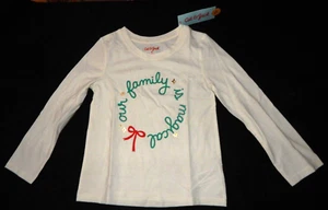 Cat & Jack Long sleeve Tee Our Family is Magical 4T NWT - Picture 1 of 7