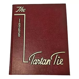 Pointe Claire Quebec Yearbook Lindsay Place High School Tartan Tie 1966 Annual - Picture 1 of 8