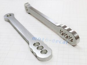 CNC Suspension Lowering Links For 2006-2020 2012 YZF R6 Silver Dogbone Adjust