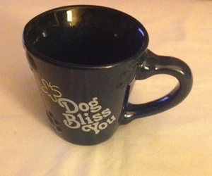 Dogged LLC Collector's Blue Ceramic "Dog Bliss You" Cup - Picture 1 of 4