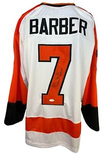 Bill Barber autographed signed jersey NHL Philadelphia Flyers JSA COA