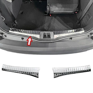 Protector de borde de carga acero inoxidable interior cromado adecuado para Dacia Jogger | BJ desde 2021> - Imagen 1 de 8
