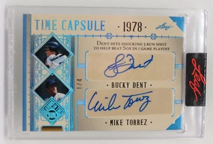 2025 Leaf Seasons In The Sun Baseball - /4 Time Capsule 1978 #TC-1 - DENT/TORREZ - Picture 1 of 2