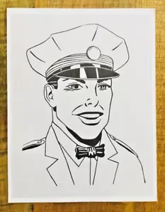 Roy Lichtenstein, 1960er antike Lithographie auf Wasserzeichenpapier, Pop Art, 10x12 - Bild 1 von 3