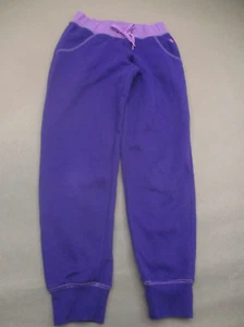 NIKE Size 12-13 YRS Girls Blue Cotton Blend Drawstring Jogger Track Pants 319 - Picture 1 of 10