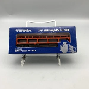 Vintage Tomix 2717 N Scale Freight Car KU 5000 Vehicle Carrier Tomy Japan RARE - Picture 1 of 23
