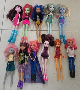 11x Monster High Puppen Sammlung 2008-2011 Konvolut Draculaura Frankie Clawdeen - Bild 1 von 14