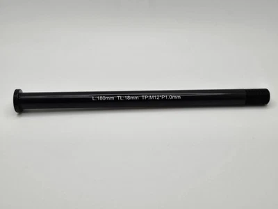 12mm x 180mm x 1.0mm Rear Thru Axle - Image 1 of 3