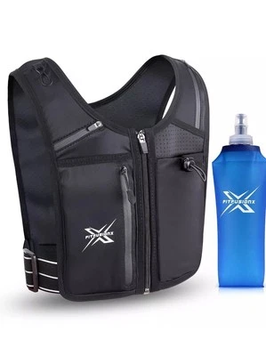 FitFusionX Running Vest |Phone Holder |Collapsible Bottle |Adjustable Waistband - Image 1 of 4