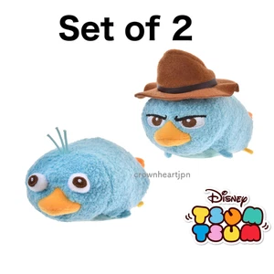 2025 Disney Store Japan Perry the Platypus Mini S TSUM TSUM Plush Set of 2 - Picture 1 of 19