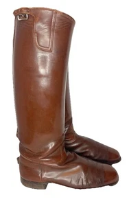 PRE 1972 TEXAS A&M CADET CORPS SENIOR LEATHER AGGIE BOOTS - Picture 1 of 24