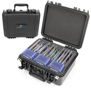 Casematix Graded Card Case – Fits PSA SGC Slabs & Toploaders, Storage Box Holder - Picture 1 of 11