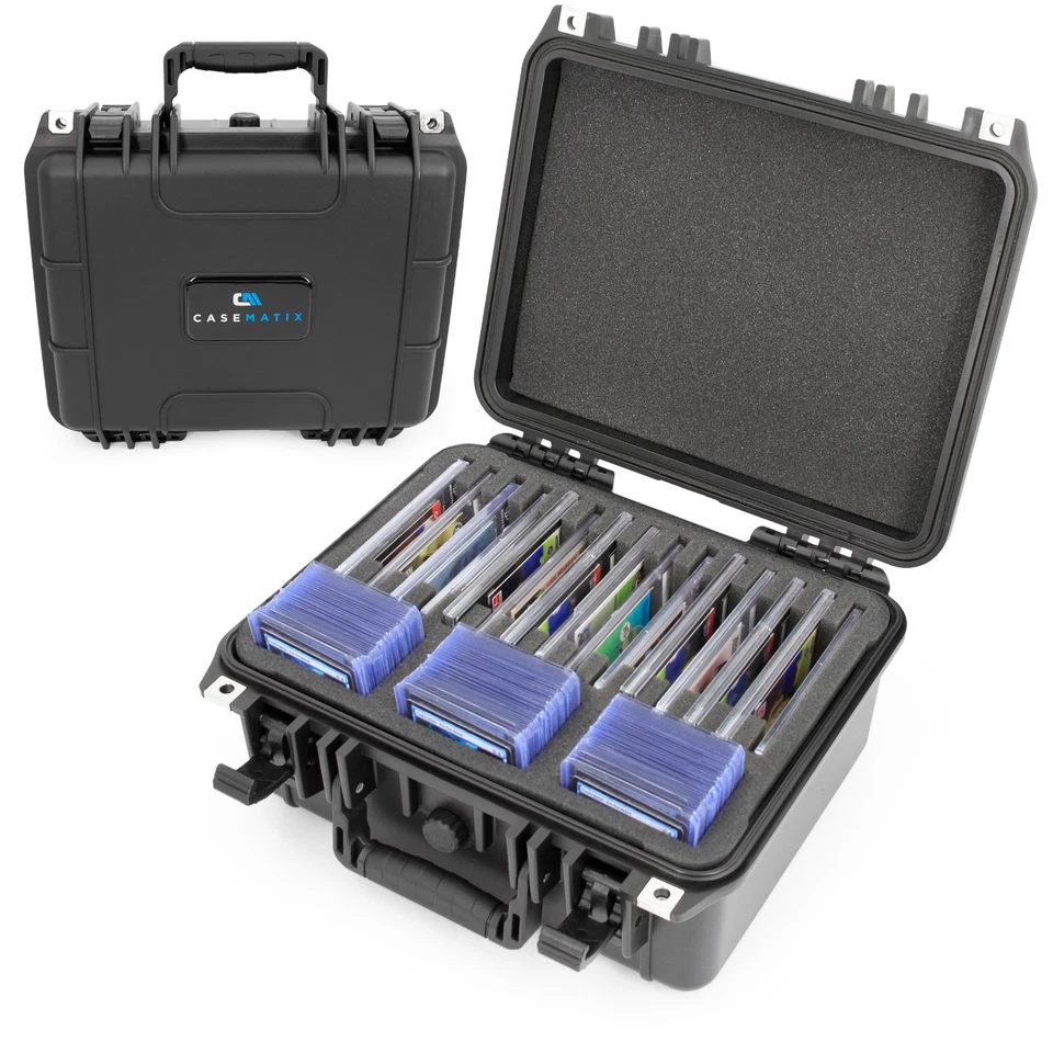 Casematix Graded Card Storage Box – Holds 15 PSA, SGC & BGS Trading Cards - Image 1 of 4