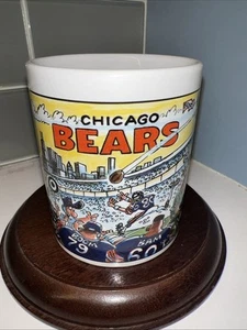 Chicago Bears '90s Team NFL Ceramic Beverage Mug by Custom Edge - Picture 1 of 7