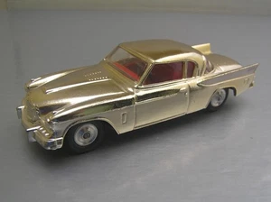 Corgi Toys 211S Studebaker Golden Hawk Gold plated 1/43 scale NM+ rare this good - Picture 1 of 9