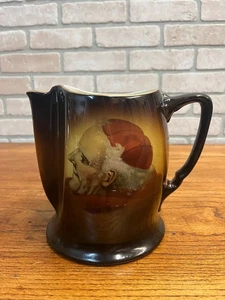 Antique Warwick Ioga Beer Cider Pitcher - Priest Monk Friar 7" Tall - Picture 1 of 10