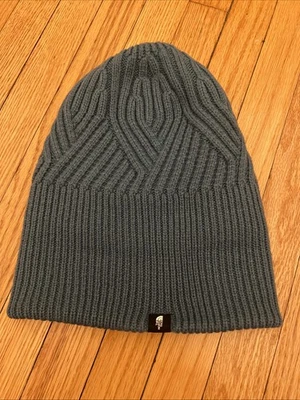 The North Face Women's Oh Mega Lined Beanie Blue Preowned EUC - Image 1 of 4