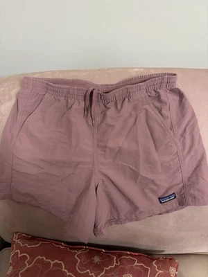Шорты мешковатые Patagonia мужские средний размер Розовый нейлон эластичный комфорт б/у в отличном состоянии - Изображение 1 из 4