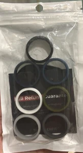 Paquete de 7 anillos/bandas de silicona ThunderFit talla 15 nuevos en paquete sellado - Imagen 1 de 2