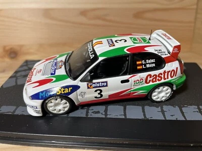 TOYOTA COROLLA WRC #3 RALLY AUSTRALIA 1999 C.SAINZ-L.MOYA ALTAYA IXO 1:43 - Immagine 1 di 4