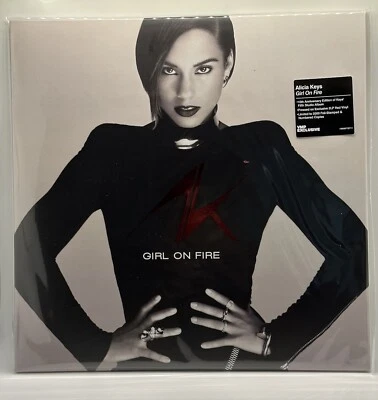 ‘ALICIA KEYS’ Girl On Fire VMP 2XLP OPAQUE RED VINYL #562 of 2000 NEW/SEALED Foto 1 de 4