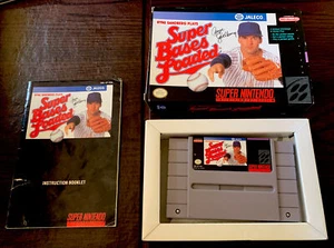 Vintage 1991 Super Nintendo Super Bases Loaded Game Jaleco- Complete In Box! - Picture 1 of 6