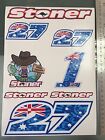 Casey Stoner Stickers Decals  - Large Decal Sticker kit (A4 Size)