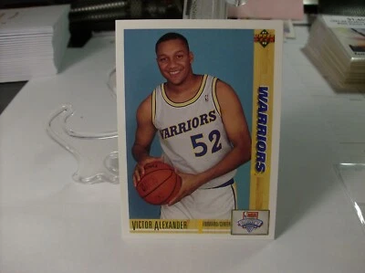 1991-92 Upper Deck Basketball #10a - Victor Alexander DPK, RC   91-519 - Image 1 of 2