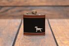 Bull Terrier type 2 - flask with image of a purebred dog, quality, Art Dog USA