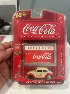 1966 Coca-Cola VW Beetle 1:64 scale diecast by Johnny Lightning Wheel Error VHTF - Picture 1 of 7