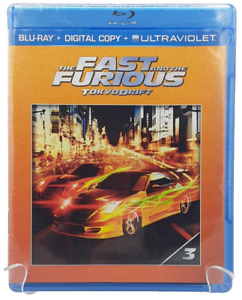 Fast and the Furious Tokyo Drift Movie Blu-ray + Digital + UV 2013 Sealed