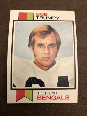 1973 TOPPS BOB TRUMPY #7 CINCINNATI BENGALS FOOTBALL CARD - Image 1 of 2