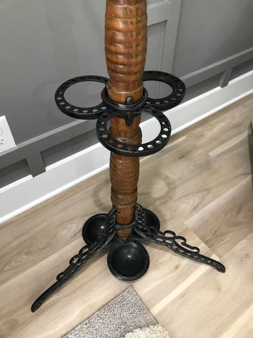 Rare Antique Victorian Udell's Hall Tree No. 2 (Hat Tree)  Original and Complete Cover
