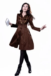 Custom Made To Order bespoke Long Sleeve Single Breasted Shirt A-Line Dres yd122 - Picture 1 of 5