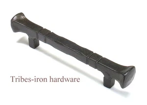 Schrankschublade Zuggriff Küche Schrank Tür geschmiedet rustikal Schmiedeeisen 96 mm - Bild 1 von 11