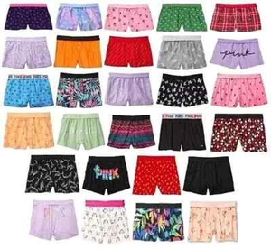 PINK VICTORIAS SECRET FLANNEL SLEEP BOXY PAJAMA LOUNGE SHORTS BIG SALE!!! NWT - Picture 1 of 13