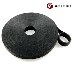 VELCRO® BRAND ONE-WRAP®  1" X 10 Ft ROLL - SELF GRIPPING STRAP - BLACK - Picture 1 of 12