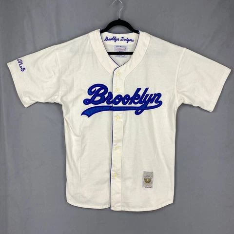 Starter Brooklyn Dodgers Jersey VTG Mens Large MLB Cooperstown Collection 1955 Cover