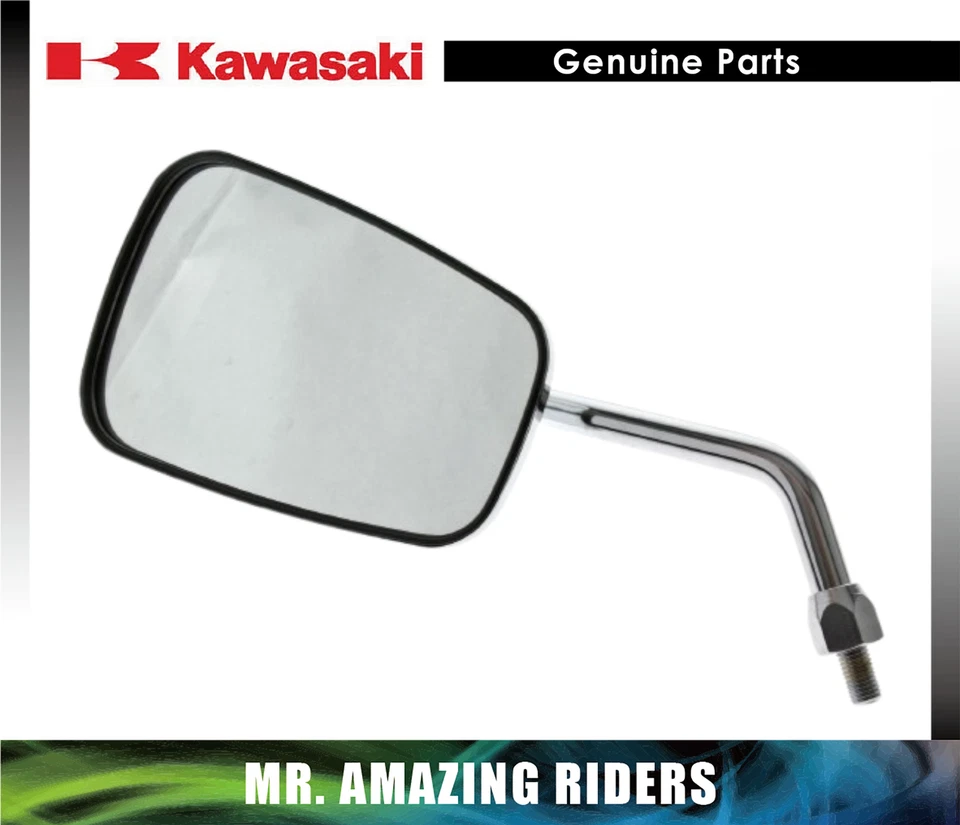 KAWASAKI GENUINO FABRICANTE DE EQUIPOS ORIGINALES 2006-2013 VULCAN 900 CLÁSICO CONJUNTO DE ESPEJO RETROVISOR IZQUIERDO Foto 1 de 1