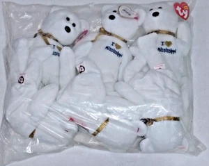 TY Beanie Babies 'I Heart Mississippi' Bear Qty 6 Lot SEALED Vendor/Retail Pack - Picture 1 of 7
