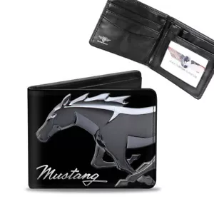 Ford Mustang Pony Pferd Logo Börse Wallet Kette Geldbörse Portemonnaie USA NEU - Bild 1 von 1