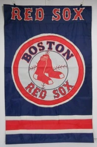 Boston Red Sox Two-Sided Vertical Nylon Banner - 44" x 27" - Picture 1 of 4