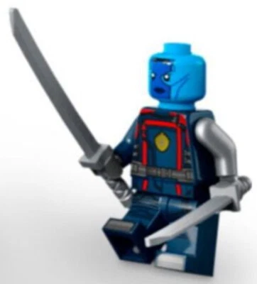 nueva minifigura LEGO Guardianes de la Galaxia - Nebulosa en traje azul oscuro Foto 1 de 3