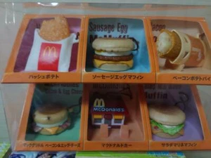 McDonald's Food Strap JAPAN  Limited Edition 6 Pieces Set Rare Box - Picture 1 of 4