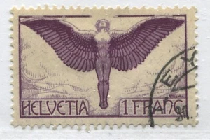 Switzerland 1924 1 franc Airmail used - Picture 1 of 1