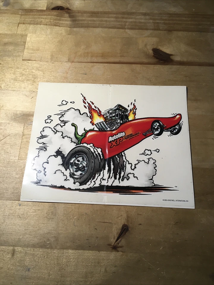 AUTOLOTE, XP XTREME PERFORMANCE, SPARK PLUGS, DRAGSTER, 6-1/2 X 5-1/8 Sticker - Image 1 of 4